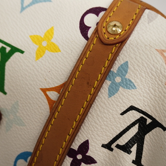 Louis Vuitton Monogram Multicolor Theda PM Handbag White - Picture 6 of 10